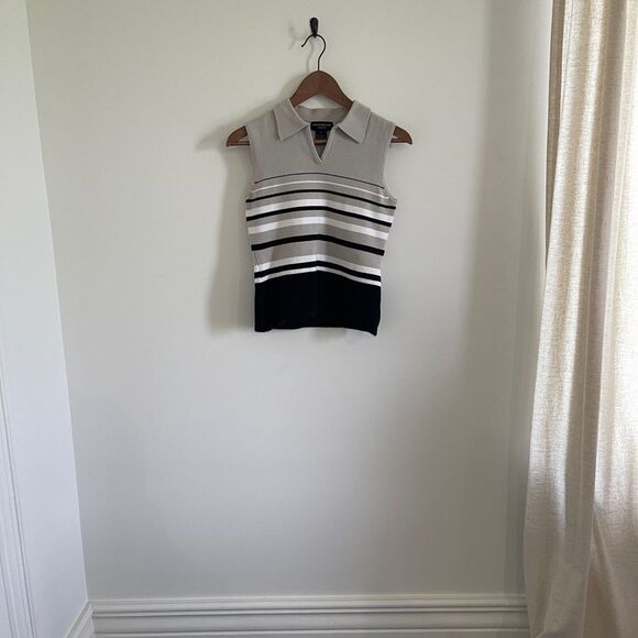 Knit Collard Tank/Vest - Picture 1 of 3